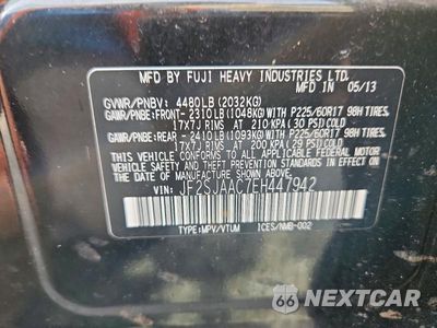 Zdjęcie 13 z 13 samochodu: 2014 SUBARU FORESTER 2.5I VIN:JF2SJAAC7EH447942 - miniatura
