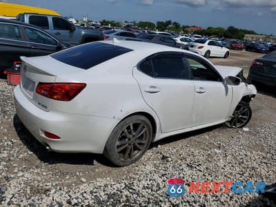 Trzecie zdjęcie samochodu z tyłu: 2008 LEXUS IS 250 BASE VIN:JTHBK262582065321 - miniatura