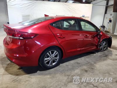 Trzecie zdjęcie samochodu z tyłu: 2018 HYUNDAI ELANTRA VALUE EDITION VIN:5NPD84LF3JH289378 - miniatura