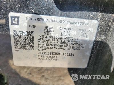 Zdjęcie 13 z 13 samochodu: 2019 CHEVROLET IMPALA LT VIN:2G11Z5S35K9153134 - miniatura