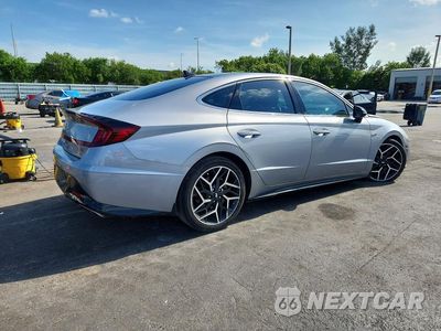 Trzecie zdjęcie samochodu z tyłu: 2023 HYUNDAI SONATA N LINE VIN:KMHL14JC0PA315844 - miniatura