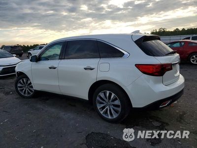 Drugie zdjęcie samochodu z przodu: 2016 ACURA MDX TECHNOLOGY VIN:5FRYD3H62GB010122 - miniatura