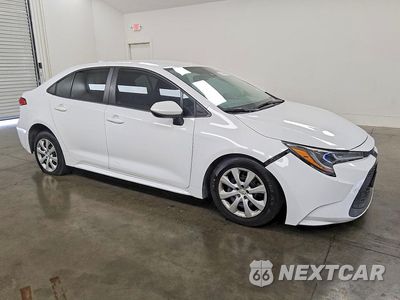 Czwarte zdjęcie samochodu z boku: 2021 TOYOTA COROLLA LE VIN:5YFEPMAE9MP214113 - miniatura