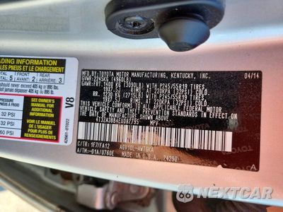 Zdjęcie 13 z 13 samochodu: 2014 TOYOTA VENZA LE VIN:4T3ZA3BB4EU087795 - miniatura