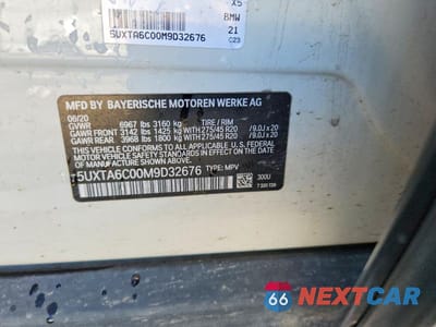 Zdjęcie 14 z 14 samochodu: 2021 BMW X5 XDRIVE45E VIN:5UXTA6C00M9D32676 - miniatura