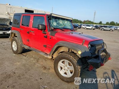 Czwarte zdjęcie samochodu z boku: 2014 JEEP WRANGLER UNLIMITED SPORT VIN:1C4BJWDG2EL262883 - miniatura