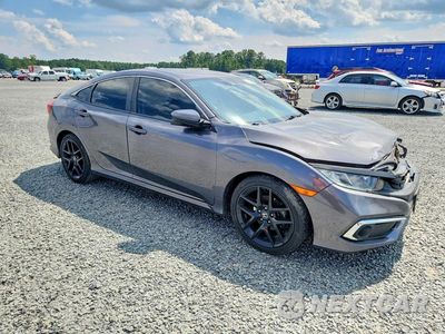 Czwarte zdjęcie samochodu z boku: 2019 HONDA CIVIC EXL VIN:JHMFC1F73KX002877 - miniatura