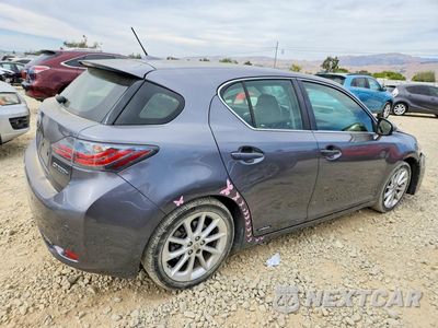 Trzecie zdjęcie samochodu z tyłu: 2013 LEXUS CT 200 VIN:JTHKD5BH0D2132388 - miniatura