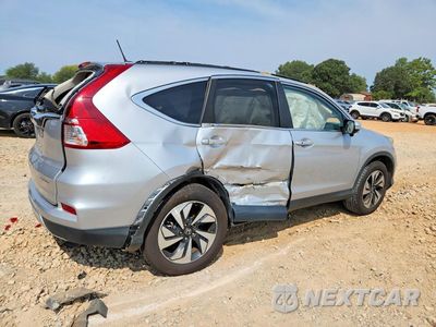 Trzecie zdjęcie samochodu z tyłu: 2016 HONDA CR-V TOURING VIN:5J6RM3H98GL013937 - miniatura
