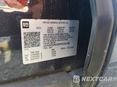 Zdjęcie 13 z 13 samochodu: 2023 CHEVROLET SUBURBAN C1500 RST VIN:1GNSCEKD9PR316149 - miniatura