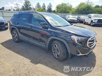 Czwarte zdjęcie samochodu z boku: 2018 GMC TERRAIN SLT VIN:3GKALWEUXJL247691 - miniatura