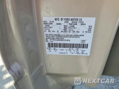 Zdjęcie 12 z 12 samochodu: 2009 FORD F150 SUPER CAB VIN:1FTRX14W59KC51878 - miniatura