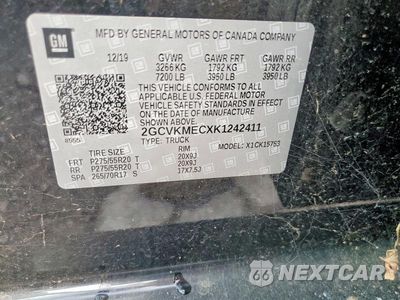 Zdjęcie 12 z 12 samochodu: 2019 CHEVROLET SILVERADO LD K1500 CUSTOM VIN:2GCVKMECXK1242411 - miniatura
