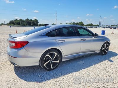 Trzecie zdjęcie samochodu z tyłu: 2022 HONDA ACCORD SPORT VIN:1HGCV1F35NA050191 - miniatura