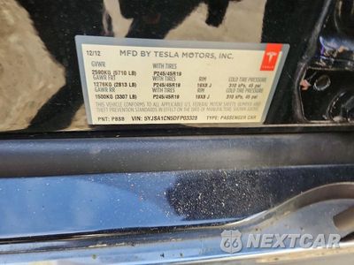 Zdjęcie 13 z 13 samochodu: 2013 TESLA MODEL S VIN:5YJSA1CN5DFP03328 - miniatura