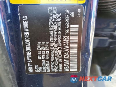 Zdjęcie 13 z 13 samochodu: 2013 BMW X1 SDRIVE28I VIN:WBAVM1C54DVW44453 - miniatura