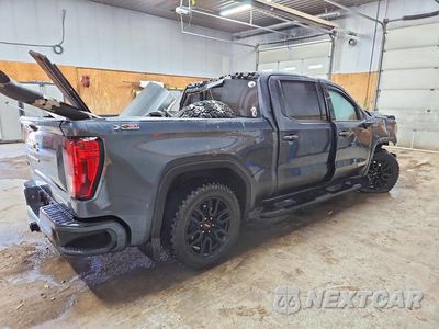 Trzecie zdjęcie samochodu z tyłu: 2020 GMC SIERRA K1500 ELEVATION VIN:3GTU9CED8LG187993 - miniatura