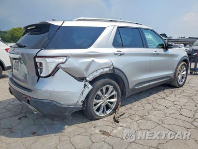 Trzecie zdjęcie samochodu z tyłu: 2021 FORD EXPLORER LIMITED VIN:1FMSK7FH4MGA85474 - miniatura