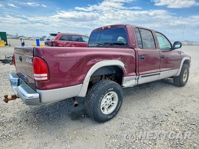 Trzecie zdjęcie samochodu z tyłu: 2000 DODGE DAKOTA QUAD C VIN:1B7GG2AN0YS666386 - miniatura