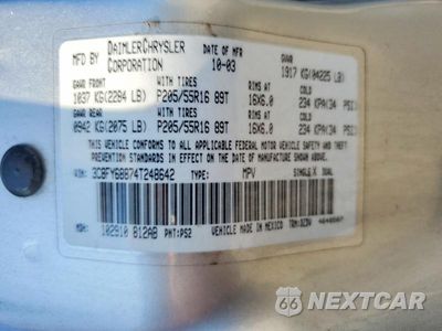 Zdjęcie 13 z 13 samochodu: 2004 CHRYSLER PT CRUISER LIMITED VIN:3C8FY68874T248642 - miniatura