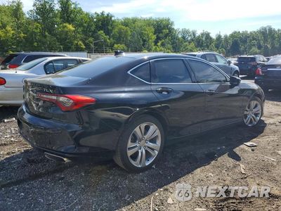 Trzecie zdjęcie samochodu z tyłu: 2022 ACURA TLX TECHNOLOGY VIN:19UUB5F44NA004073 - miniatura