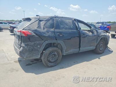 Trzecie zdjęcie samochodu z tyłu: 2019 TOYOTA RAV4 LE VIN:JTMH1RFV6KD037265 - miniatura