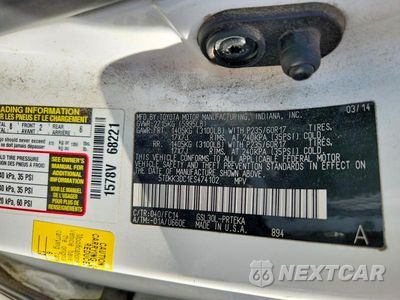 Zdjęcie 13 z 13 samochodu: 2014 TOYOTA SIENNA LE VIN:5TDKK3DC1ES474102 - miniatura