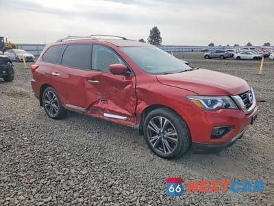 Czwarte zdjęcie samochodu z boku: 2017 NISSAN PATHFINDER PLATINUM VIN:5N1DR2MM7HC611598 - miniatura