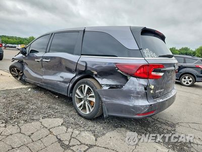 Drugie zdjęcie samochodu z przodu: 2024 HONDA ODYSSEY TOURING VIN:5FNRL6H84RB028037 - miniatura