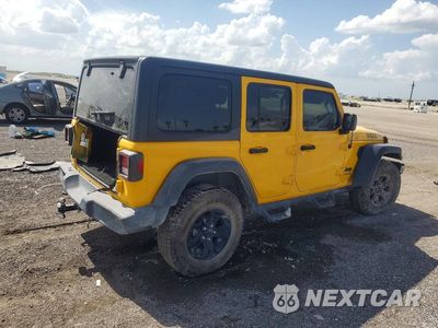 Trzecie zdjęcie samochodu z tyłu: 2021 JEEP WRANGLER UNLIMITED SPORT VIN:1C4HJXDG8MW542465 - miniatura