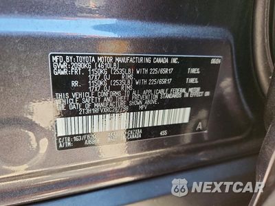 Zdjęcie 12 z 12 samochodu: 2024 TOYOTA RAV4 LE VIN:2T3H1RFVXRC287798 - miniatura