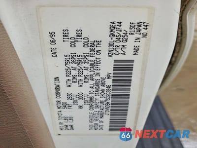 Zdjęcie 13 z 13 samochodu: 1995 TOYOTA 4RUNNER SR5 V6 VIN:JT3VN39W7S0203846 - miniatura