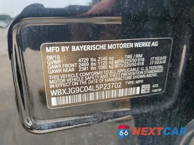 Zdjęcie 12 z 12 samochodu: 2020 BMW X1 XDRIVE28I VIN:WBXJG9C04L5P23702 - miniatura