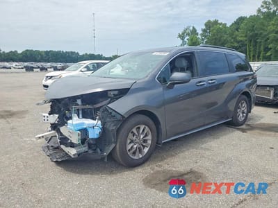 2025 TOYOTA SIENNA XLE 8-PASSENGER 5TDYRKEC9SS285028 - główne zdjęcie licytacji z USA - miniatura