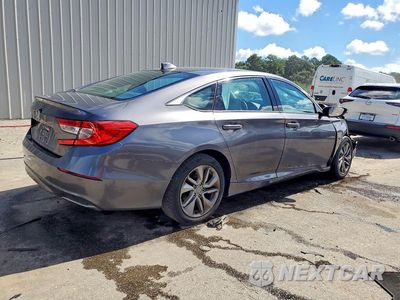 Trzecie zdjęcie samochodu z tyłu: 2019 HONDA ACCORD LX VIN:1HGCV1F19KA038796 - miniatura