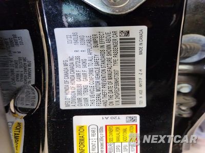 Zdjęcie 12 z 12 samochodu: 2022 HONDA CIVIC SPORT VIN:2HGFE2F58NH573937 - miniatura