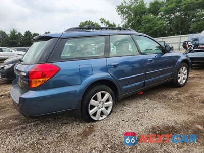 Trzecie zdjęcie samochodu z tyłu: 2006 SUBARU LEGACY OUTBACK 2.5I LIMITED VIN:4S4BP62C867340233 - miniatura