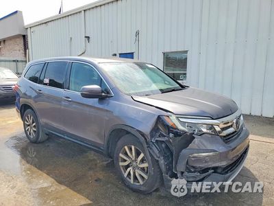 Czwarte zdjęcie samochodu z boku: 2020 HONDA PILOT EXL VIN:5FNYF5H59LB015570 - miniatura