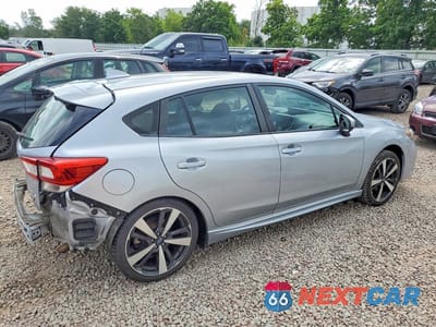 Trzecie zdjęcie samochodu z tyłu: 2019 SUBARU IMPREZA SPORT VIN:4S3GTAJ62K3716155 - miniatura