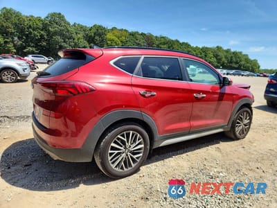 Trzecie zdjęcie samochodu z tyłu: 2021 HYUNDAI TUCSON ULTIMATE VIN:KM8J33AL7MU352590 - miniatura