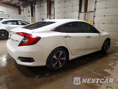 Trzecie zdjęcie samochodu z tyłu: 2018 HONDA CIVIC TOURING VIN:JHMFC1F93JX025446 - miniatura