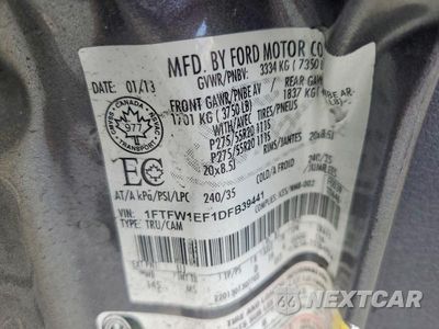 Zdjęcie 12 z 12 samochodu: 2013 FORD F150 SUPERCREW VIN:1FTFW1EF1DFB39441 - miniatura