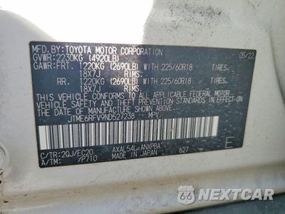 Zdjęcie 13 z 13 samochodu: 2022 TOYOTA RAV 4 XSE HYBIRD VIN:JTME6RFV9ND527238 - miniatura
