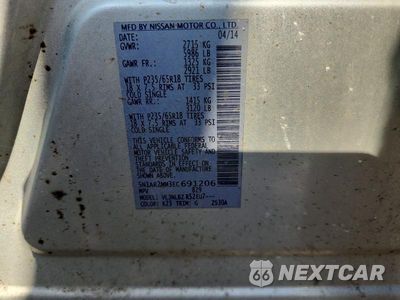 Zdjęcie 12 z 12 samochodu: 2014 NISSAN PATHFINDER S VIN:5N1AR2MM3EC691206 - miniatura
