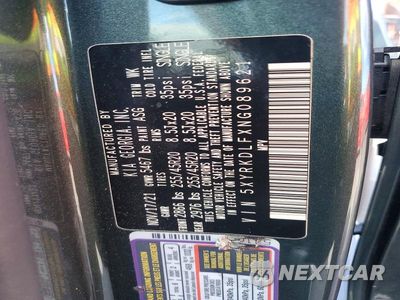 Zdjęcie 12 z 12 samochodu: 2022 KIA SORENTO X-LINE SX PRESTIGE VIN:5XYRKDLFXNG089621 - miniatura