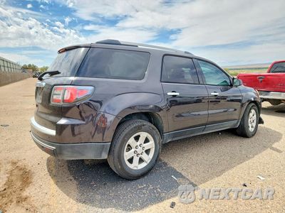 Trzecie zdjęcie samochodu z tyłu: 2015 GMC ACADIA SLE VIN:1GKKRNED0FJ369262 - miniatura