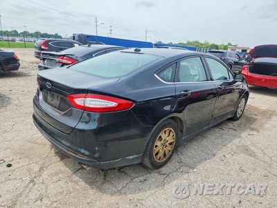 Trzecie zdjęcie samochodu z tyłu: 2014 FORD FUSION S VIN:3FA6P0G73ER134541 - miniatura