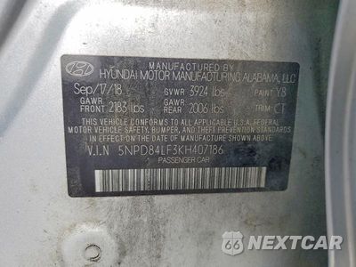 Zdjęcie 12 z 12 samochodu: 2019 HYUNDAI ELANTRA SEL VIN:5NPD84LF3KH407186 - miniatura
