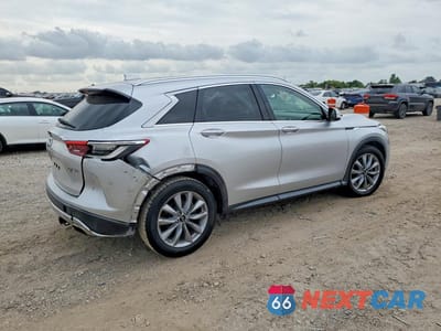 Trzecie zdjęcie samochodu z tyłu: 2021 INFINITI QX50 LUXE VIN:3PCAJ5BA8MF123525 - miniatura