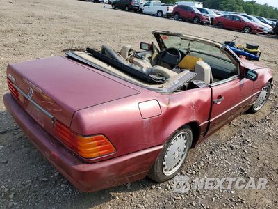 Trzecie zdjęcie samochodu z tyłu: 1991 MERCEDES-BENZ 300 SL VIN:WDBFA61E5MF018256 - miniatura